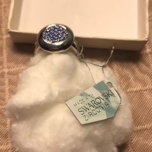 Swarovski cubic zirconia ring brand new never worn.